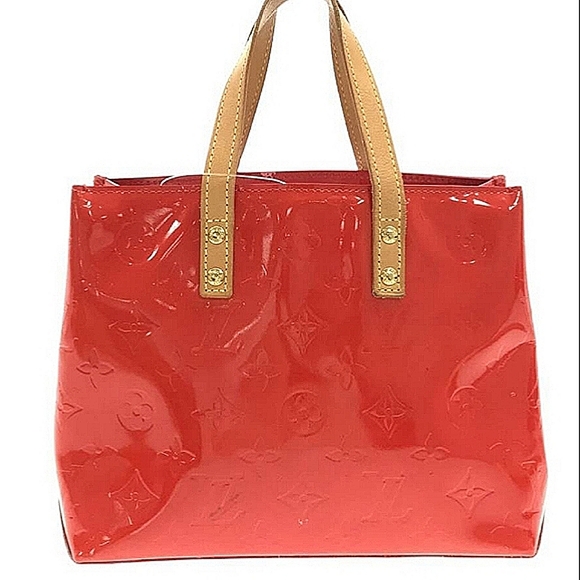 💋 Louis Vuitton Reade PM Monogram Vernis Handbag Tote Bag #M91088 EUC - Picture 16 of 16